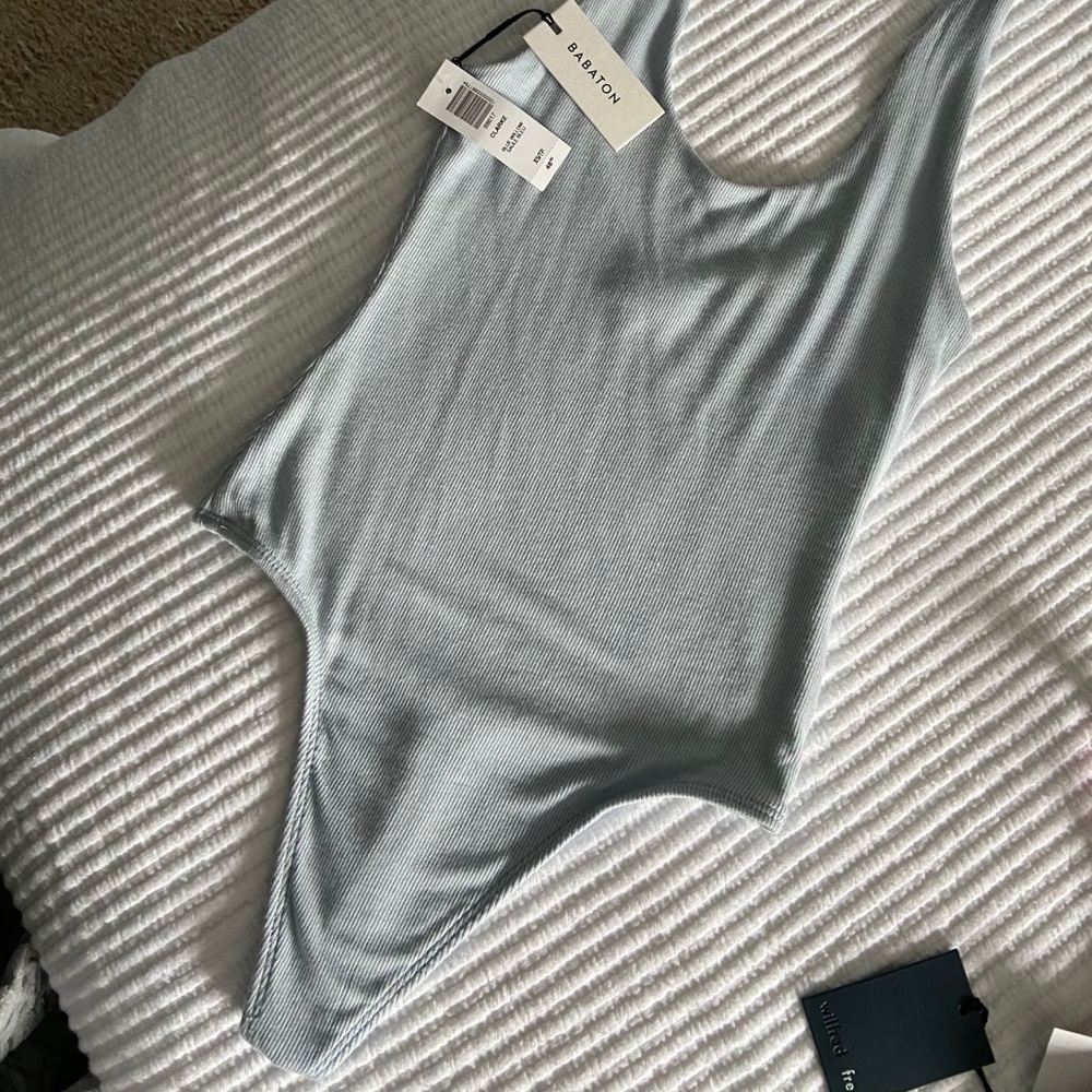 Babaton thong bodysuit.